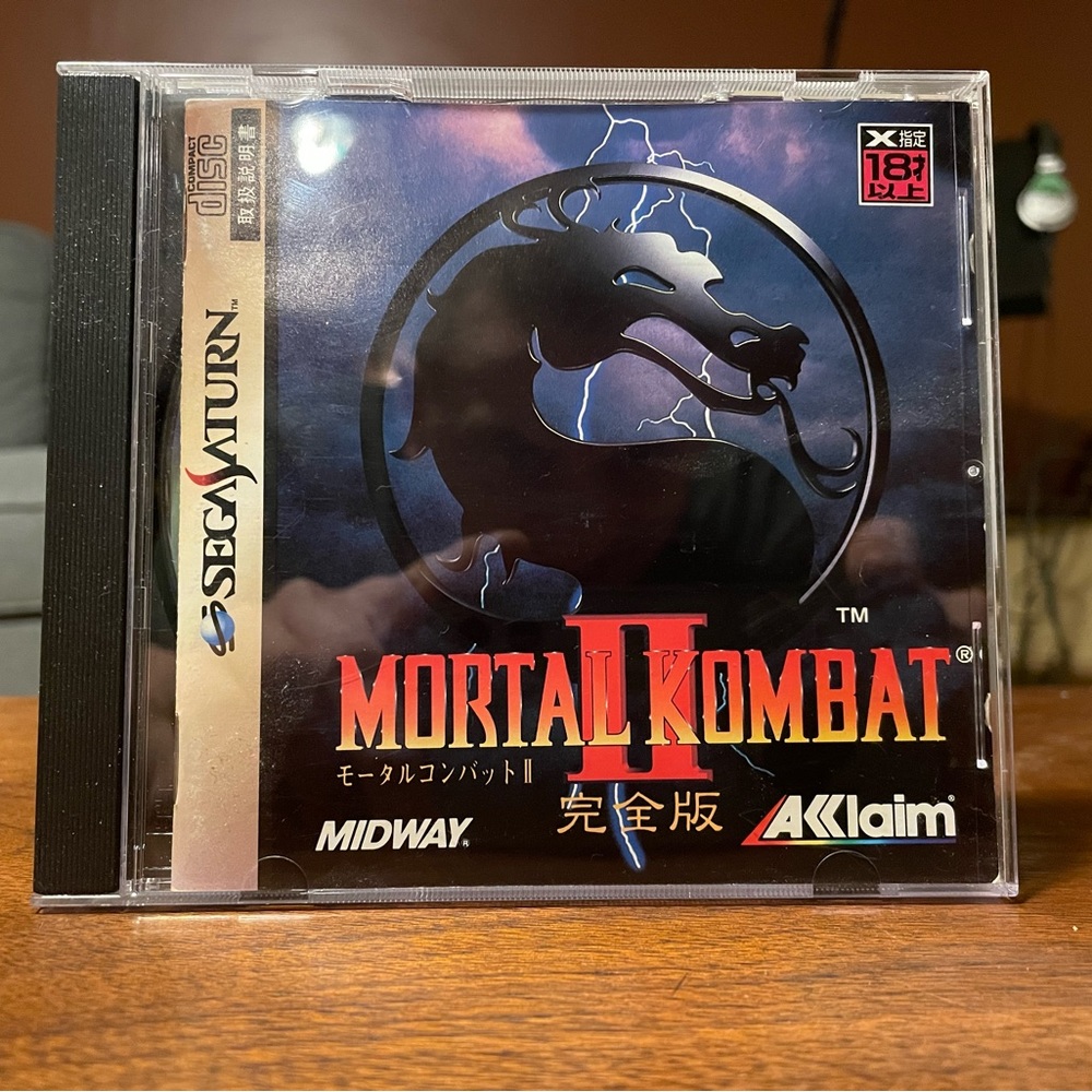 Japanese Import Mortal Kombat II NTSC-J Sega Saturn Game